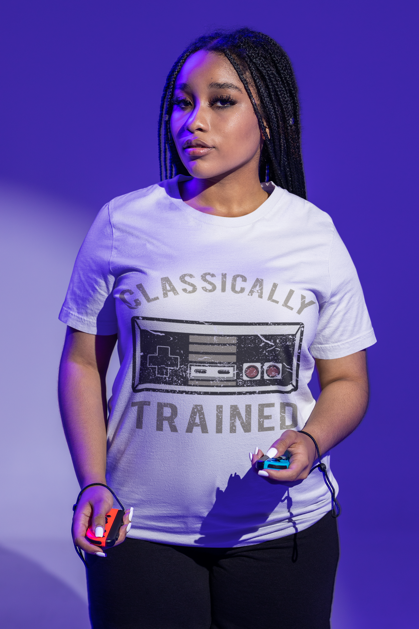 Classically Trained Unisex TShirt In White